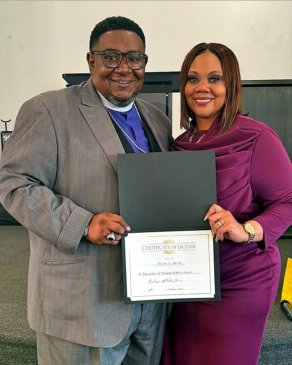 Pastor Shawn Smith and First Lady Felicia Smith